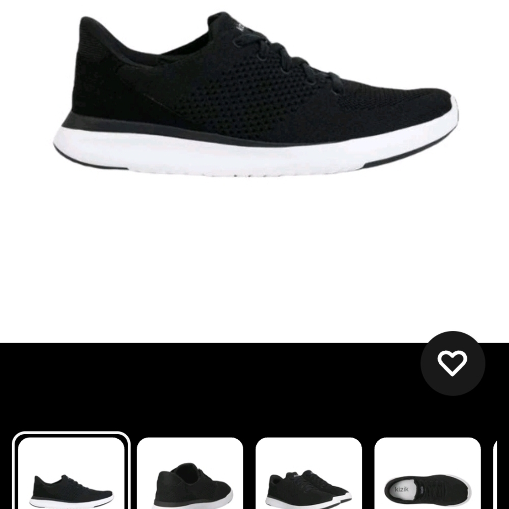 NWT Kizik Lima Unisex Hands-Free Slip-On Breathable Knit Sneakers – Black Size10 - Picture 5 of 5